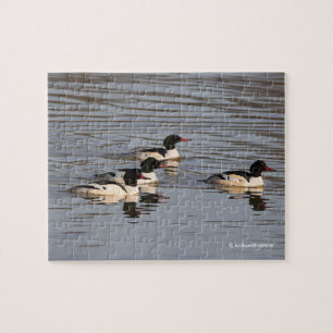Puzzle Un troupeau de canards mûrs à l'abattoir