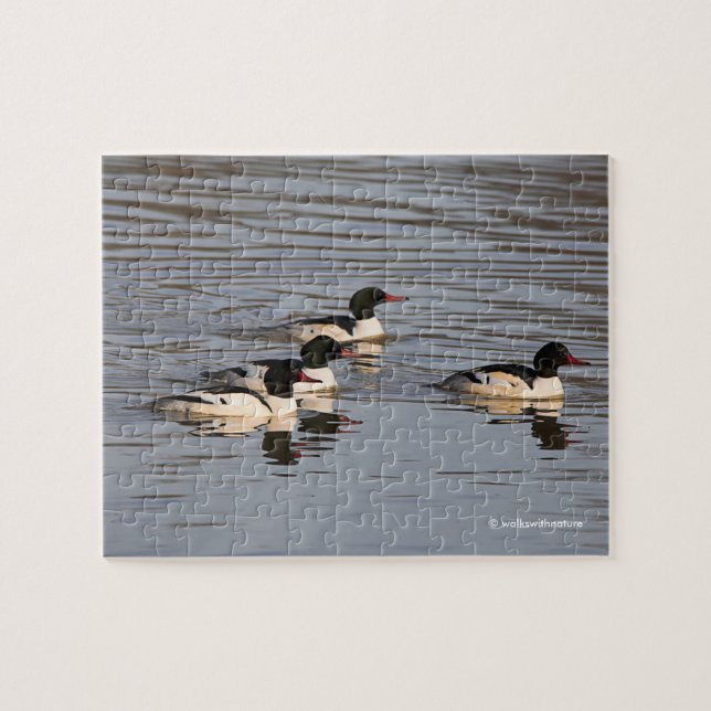 Puzzle Un troupeau de canards mûrs à l'abattoir (Horizontal)