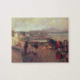Puzzle Un village de Connemara - le chemin vers le port,