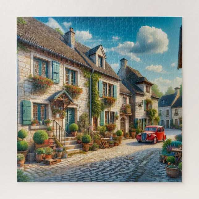 Puzzle Un village pittoresque (Vertical)
