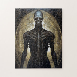 Puzzle Undead Cyborg Sci-Fi Horror Art