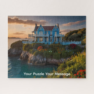 Puzzle Une aquarelle d'une maison abandonnée décrépite