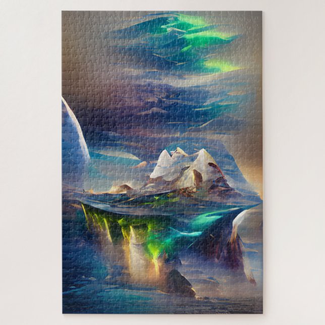 Puzzle Une Autre Terre Glace Et Mer (Vertical)