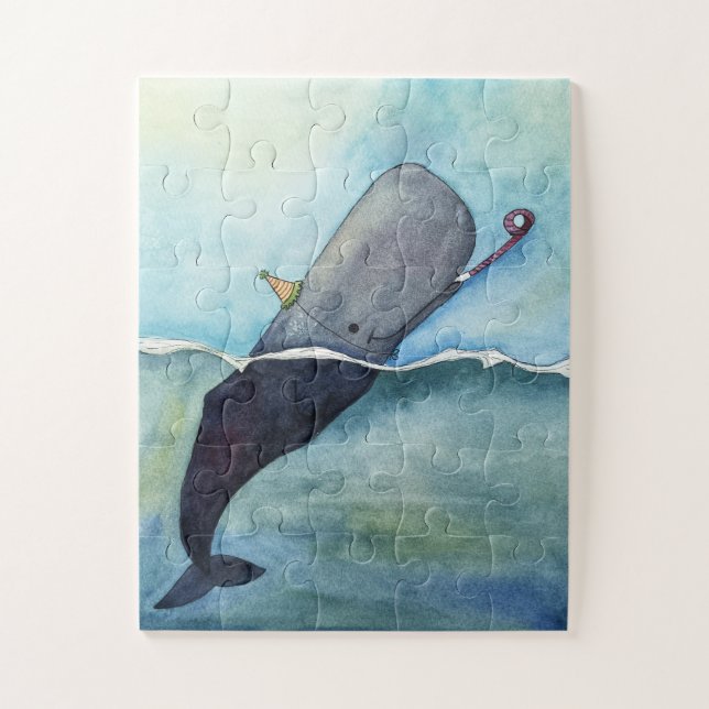 Puzzle Une baleine d'anniversaire pour vous ! (Vertical)