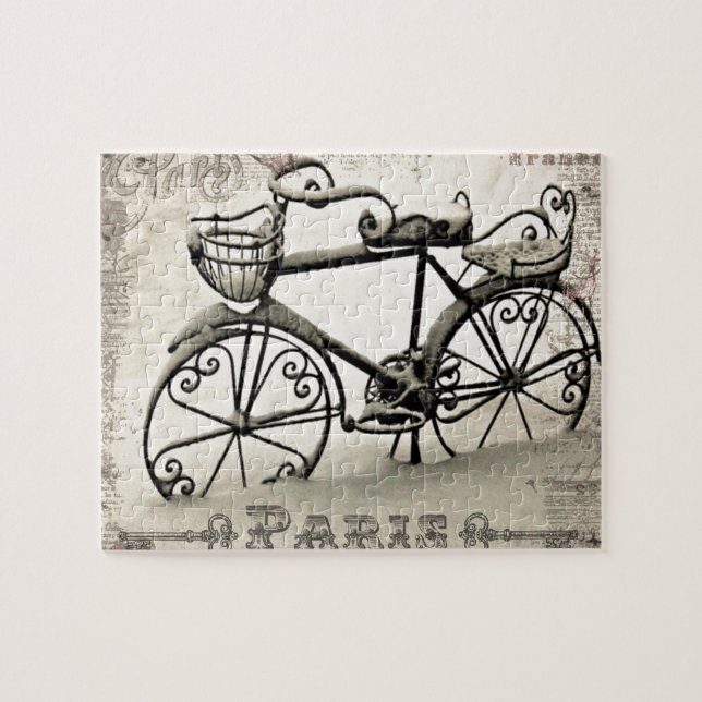 Puzzle Une bicyclette parisienne (Horizontal)