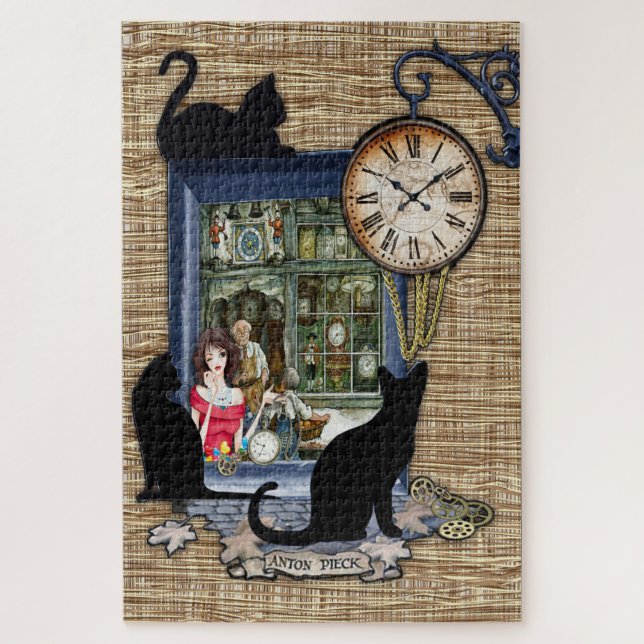 Puzzle Une Boutique De Machine À Horloge Vintage (Vertical)