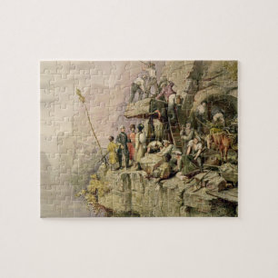Puzzle Une carrière en pierre, 1833 (litho de couleur)