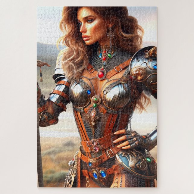 Puzzle Une femme guerrière (Vertical)