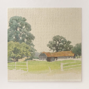 Puzzle Une ferme du Bedfordshire (19ème siècle)