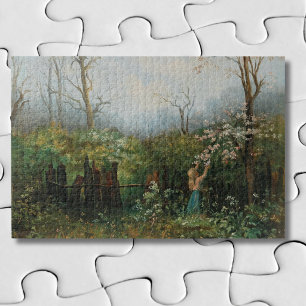 Puzzle Une fille dans le jardin – Olga Wisinger-Florian