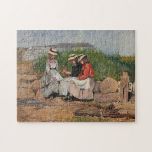 Puzzle Une fille de pêcheur Winslow Homer