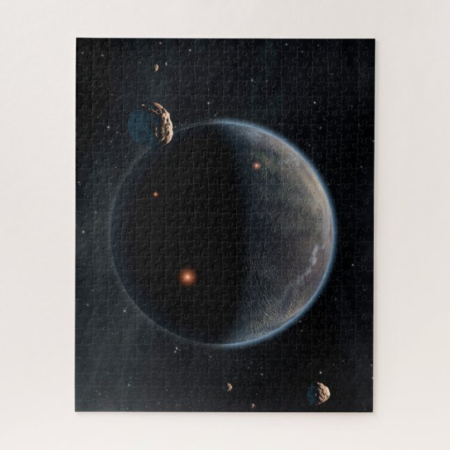 Puzzle Une Planète Comme La Terre Riche En Carbone Et Sèc (Vertical)