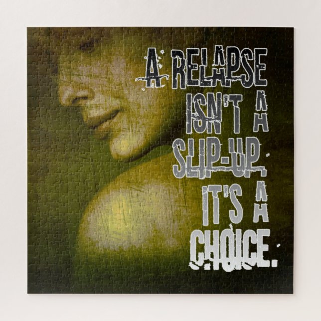 Puzzle Une rechute est un casse-tête de choix (Vertical)