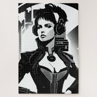 Puzzle Une rétro en cyberpunk en musique