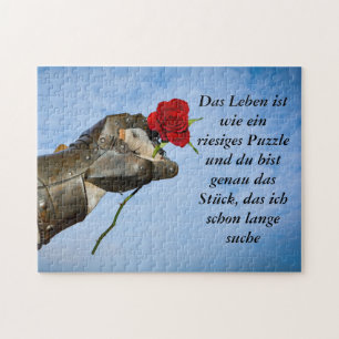 Puzzle Une rose pour toi