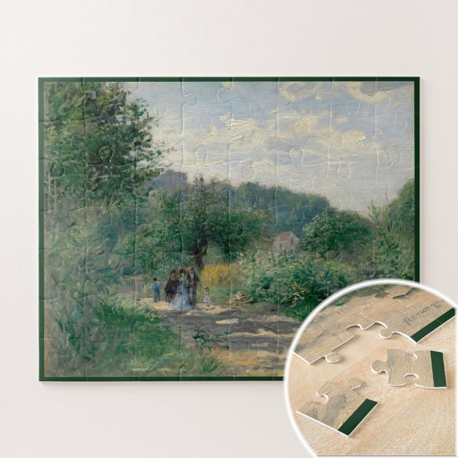 Puzzle Une route à Louveciennes par Auguste Renoir (Créateur téléchargé)