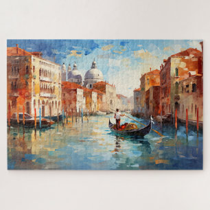 Puzzle Une vision artistique rêvée de la ville flottante 