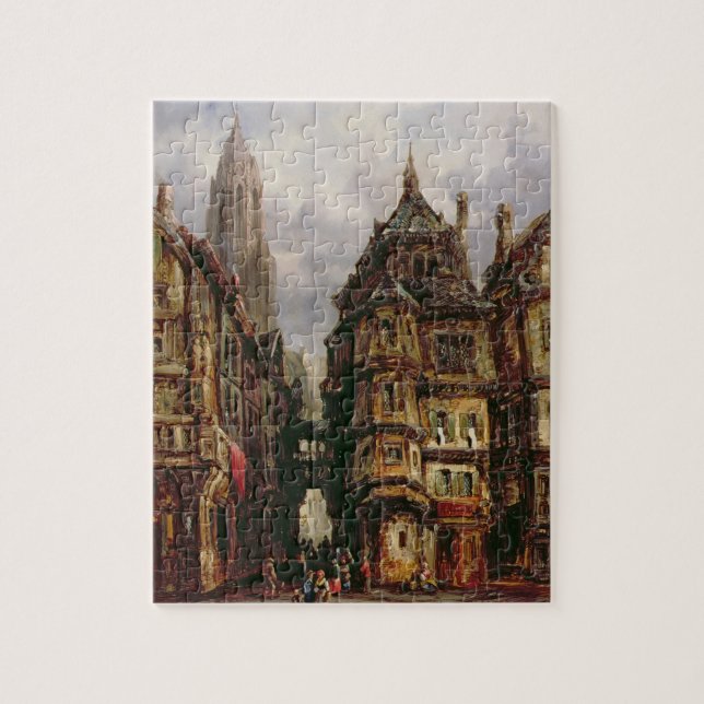 Puzzle Une vue dans le quart juif, Francfort, 1877 (huile (Vertical)