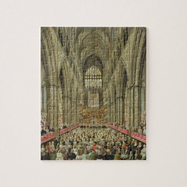 Puzzle Une vue intérieure d'Abbaye de Westminster sur le (Vertical)