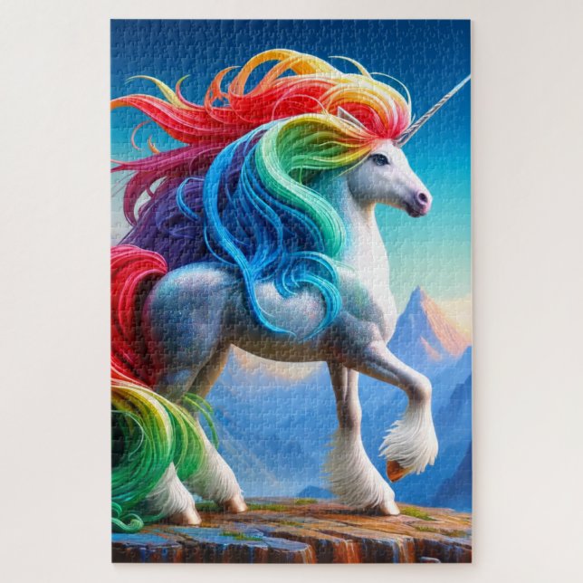 Puzzle Unicorn Art (Vertical)