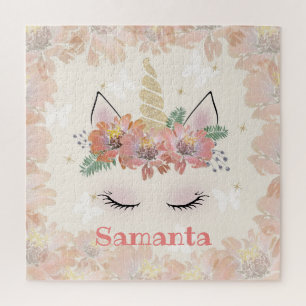 Puzzle Unicorn, Unicorn Face, personalized