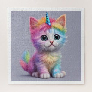 Puzzle Unicorne arc-en-ciel Kitten