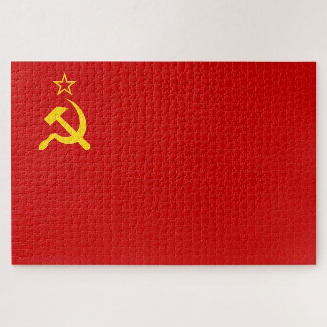 Puzzle Union soviétique (URSS) (marteau communiste et fau (Horizontal)