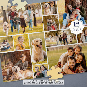 Puzzle Unique 12 Photo Collage Simple