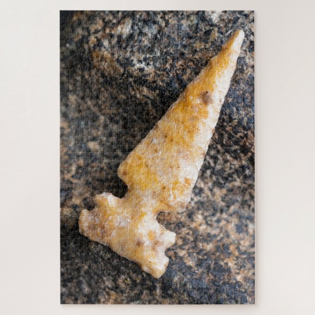 Puzzle unique amérindien Arrowhead Jigsaw Puzzle (Vertical)