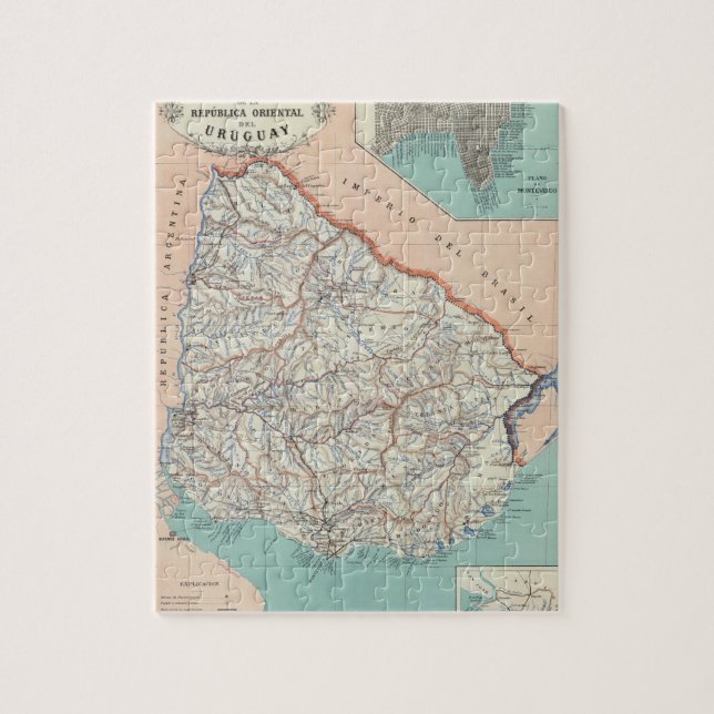 Puzzle Uruguay (Vertical)