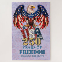 Puzzle USA Aigle 250 Ans Liberté