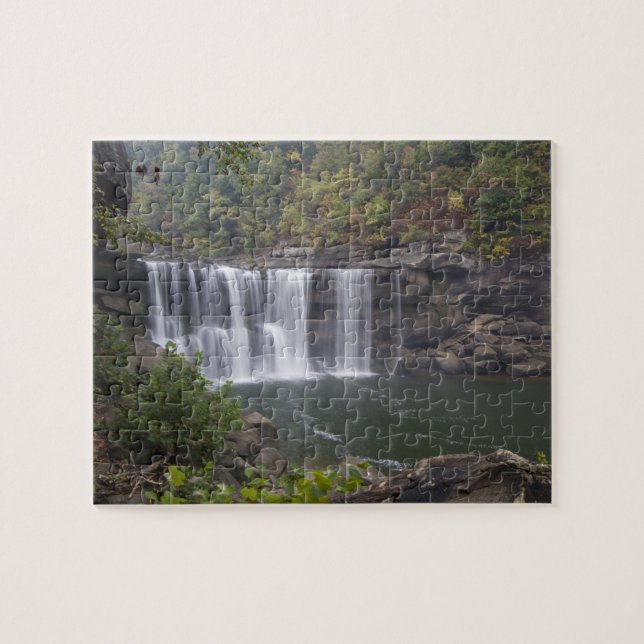 Puzzle USA - Kentucky. Les chutes Cumberland sur (Horizontal)