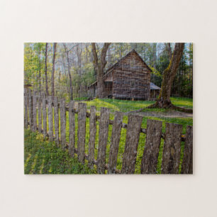 Puzzle USA, Tennessee, Cabine À Cades Cove