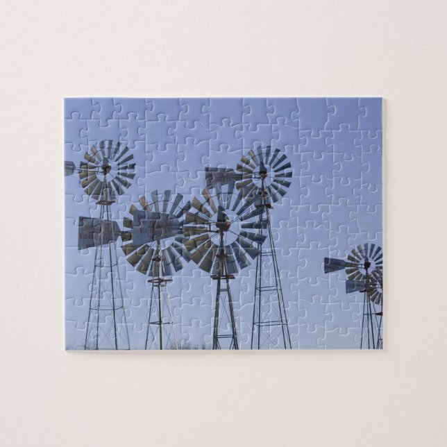 Puzzle USA, TEXAS, Lubbock: Centre éolien américain (Horizontal)