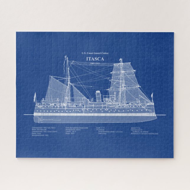 Puzzle USCG Cutter Itasca - ABD (Horizontal)