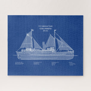 Puzzle USCG Lighthouse Tender Columbine - ABD