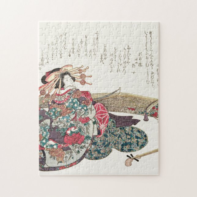 Puzzle Utagawa Kuniyoshi - Courtisane (Vertical)