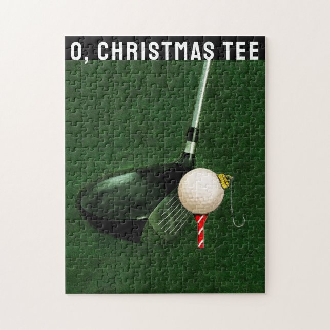 Puzzle Vacances de Noël de golf (Vertical)
