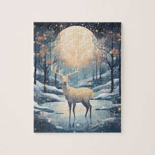 Puzzle Vacances de Noël de Reindein Lumière Majestic