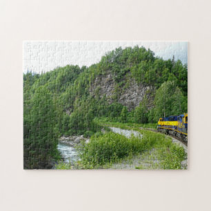 Puzzle Vacances en train Denali Express Alaska Photograph