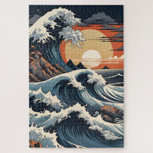 Puzzle Vague japonaise Hokusai