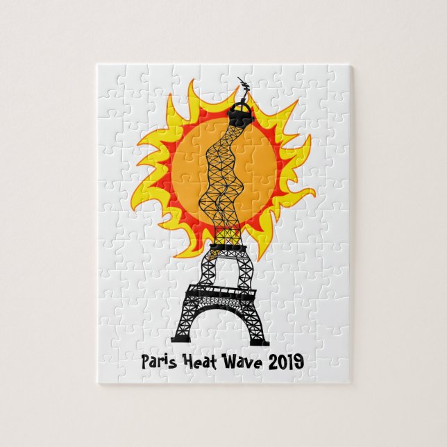 Puzzle Vague thermique de Paris 2019 (Vertical)