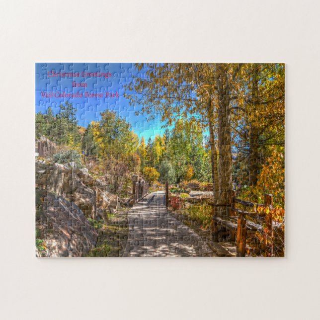 Puzzle Vail Colorado Forest Park. (Horizontal)