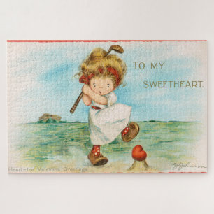 Puzzle Valentine Golfique et Farfelu, vers 1915
