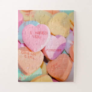 PUZZLE VALENTINE'S CANDY HEARTS