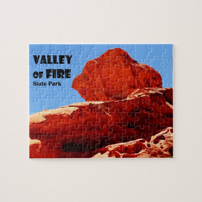 Puzzle Vallée de feu Parc d'état Nevada Amérique USA (Horizontal)