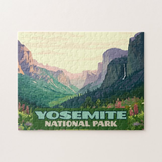 Puzzle Vallée du parc national Yosemite Demi-Dôme (Horizontal)