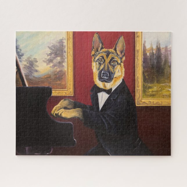 Puzzle Valse de piano du berger allemand | (Horizontal)