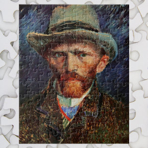Puzzle Van Gogh ; Autoportrait au chapeau de feutre gris