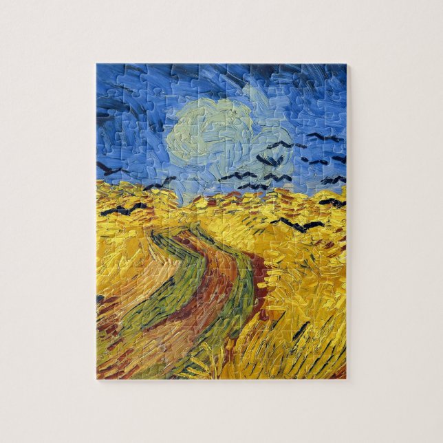 Puzzle Van Gogh Champs de blé Impressionniste Peinture (Vertical)
